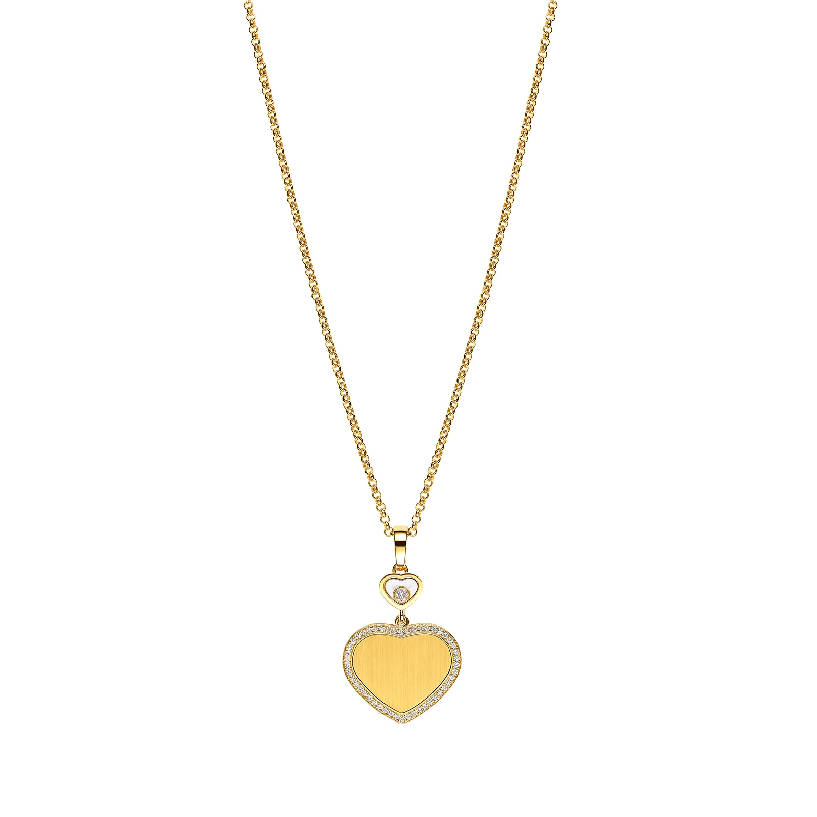 Chopard Happy Hearts Diamond Pendant Necklace Chopard Happy Hearts Diamond Pendant Necklace