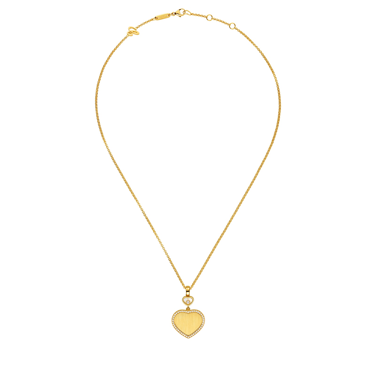 Chopard Happy Hearts Diamond Pendant Necklace Chopard Happy Hearts Diamond Pendant Necklace