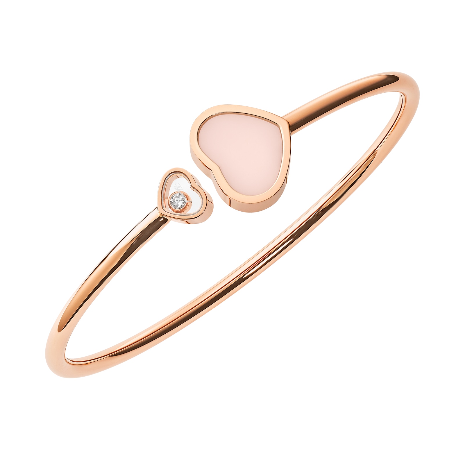 Chopard Happy Hearts Pink Heart Bangle Chopard Happy Hearts Pink Heart Bangle