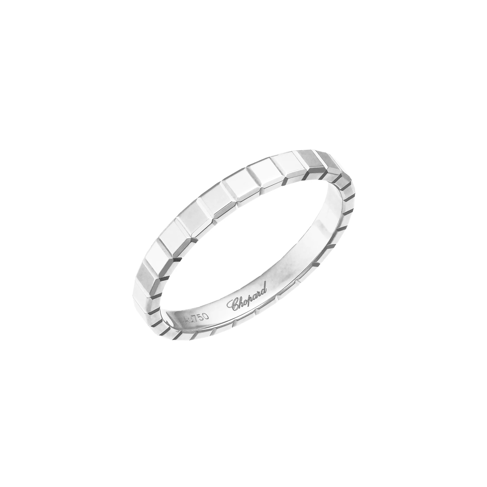 Chopard Ice Cube Ring, Ethical White Gold Chopard Ice Cube Ring, Ethical White Gold