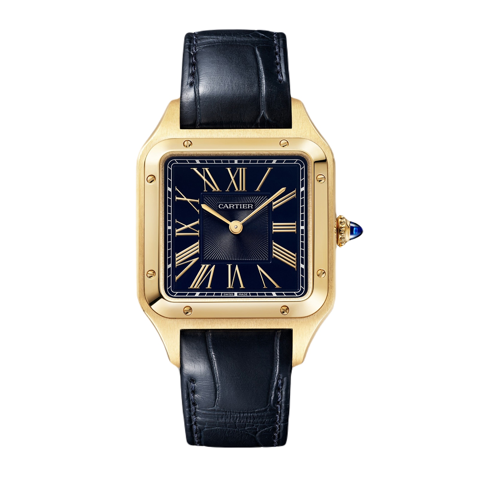 Cartier Santos-Dumont Watch, Large Model, Yellow Gold, High Autonomy Quartz