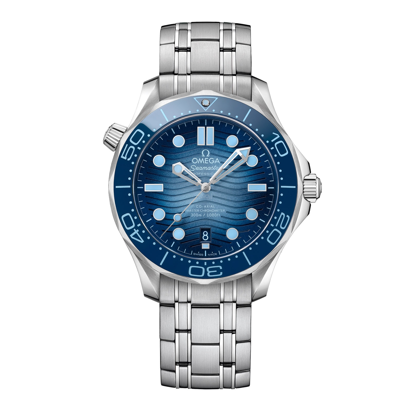Omega Seamaster Diver 300M Co-Axial Master Chronometer 42mm Summer Blue