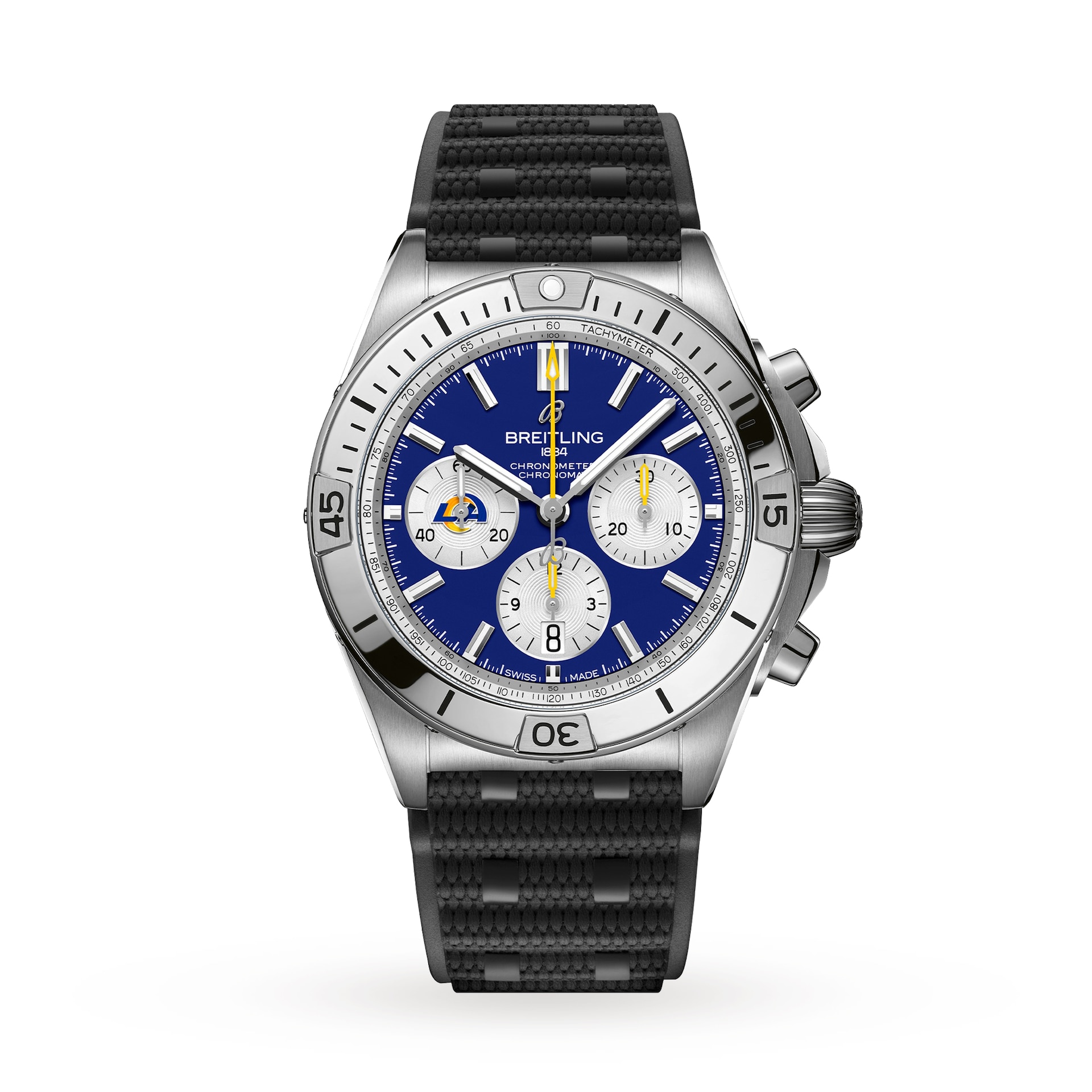 Breitling Chronomat B01 42 Los Angeles Rams Limited Edition Mens Watch Rubber Breitling Chronomat B01 42 Los Angeles Rams Limited Edition Mens Watch Rubber