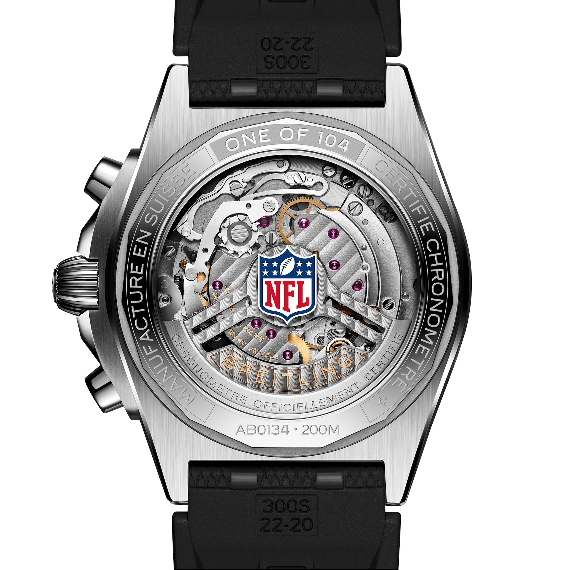 Breitling Chronomat B01 42 Caroline Panthers Limited Edition Mens Watch Rubber Breitling Chronomat B01 42 Caroline Panthers Limited Edition Mens Watch Rubber