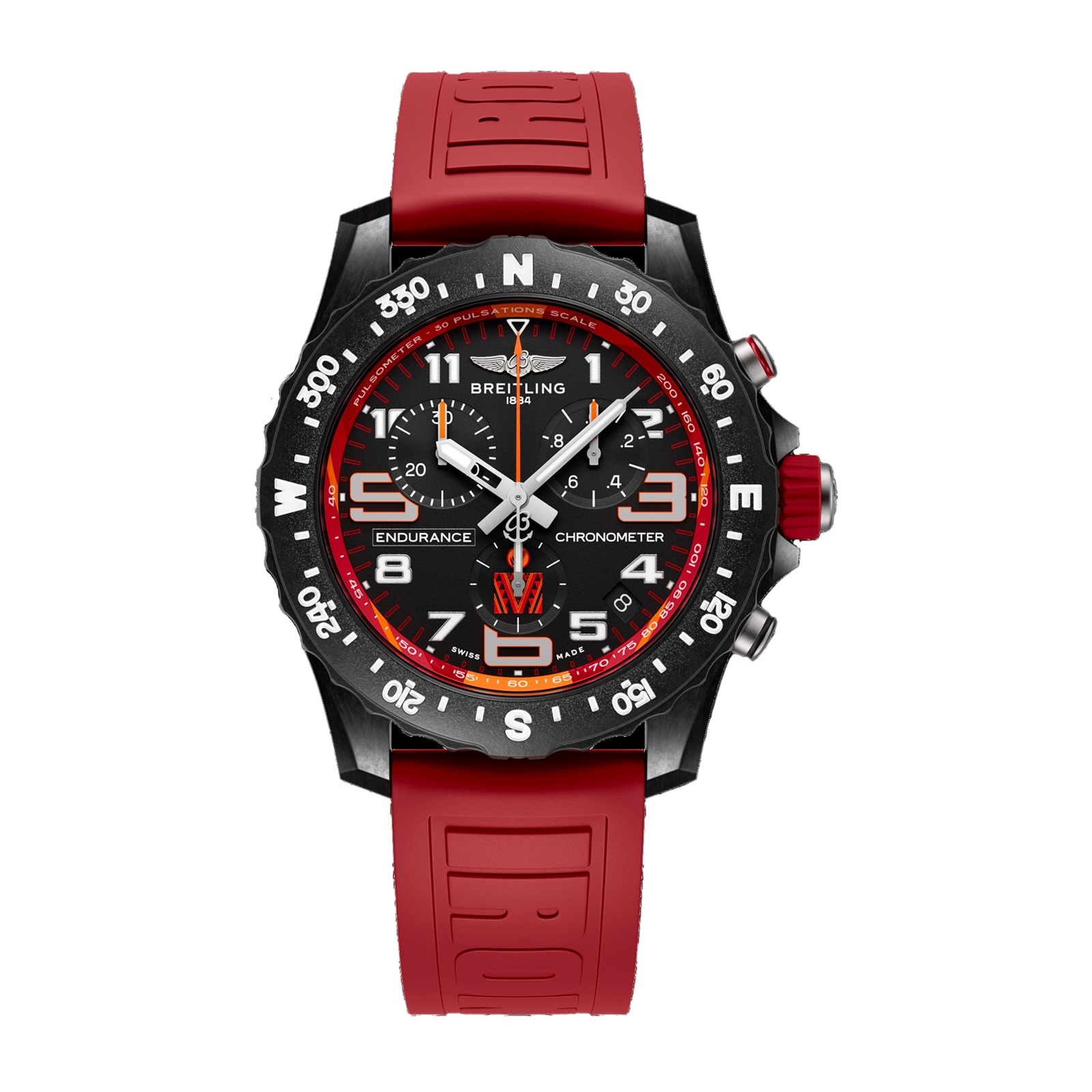 Breitling Endurance Pro IRONMAN® 2024 44mm Unisex Watch Red Rubber Breitling Endurance Pro IRONMAN® 2024 44mm Unisex Watch Red Rubber