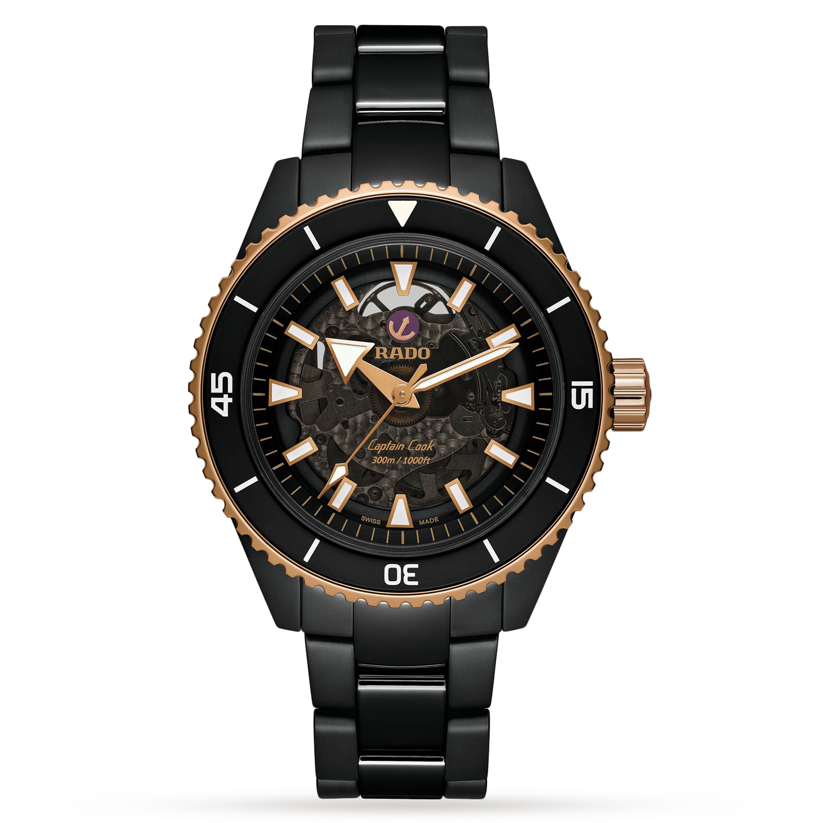 Rado Rado Captain Cook High-Tech Ceramic 43mm Mens Watch