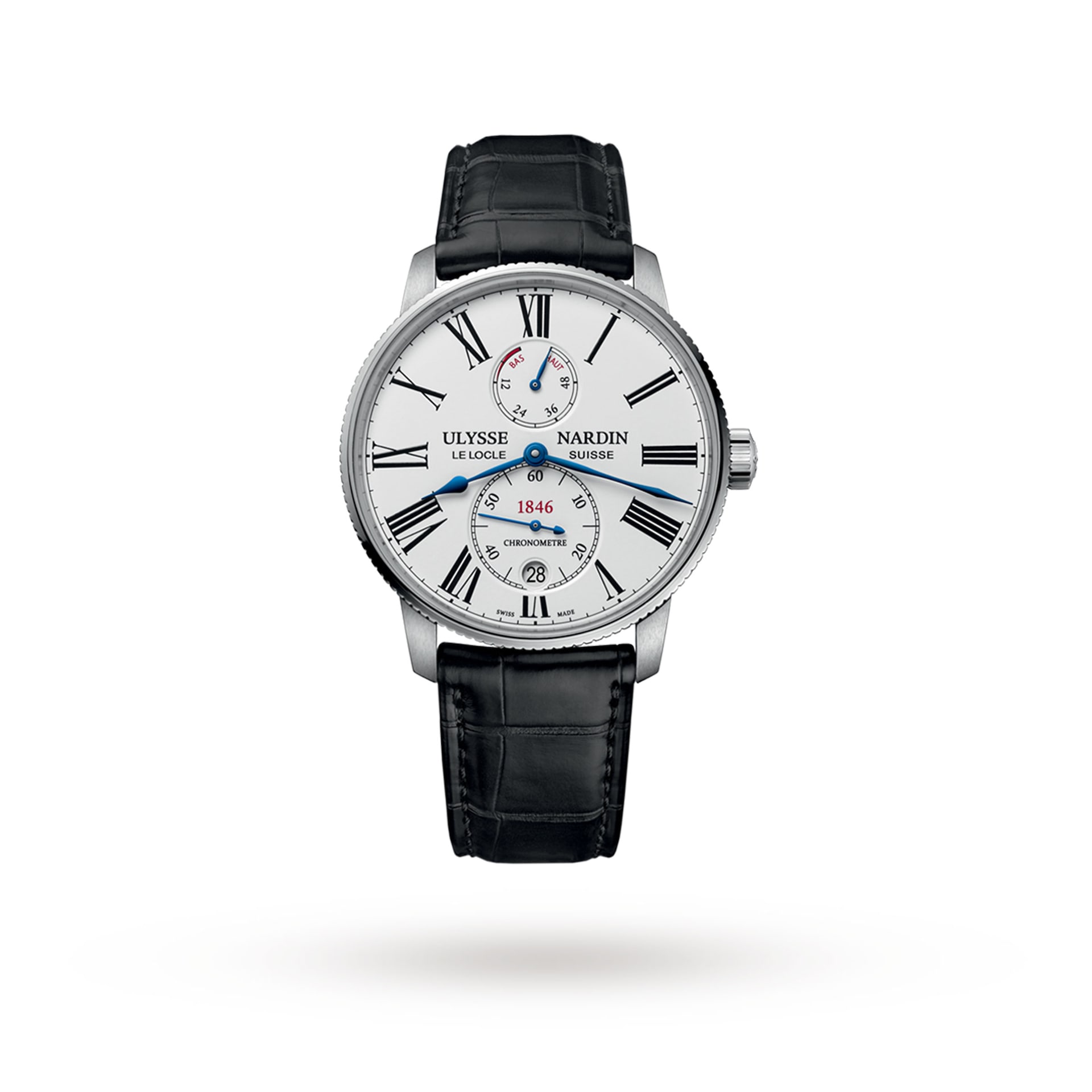 Ulysse Nardin Marine Torpilleur 42mm Stainless Steel Case And Bezel Ulysse Nardin Marine Torpilleur 42mm Stainless Steel Case And Bezel