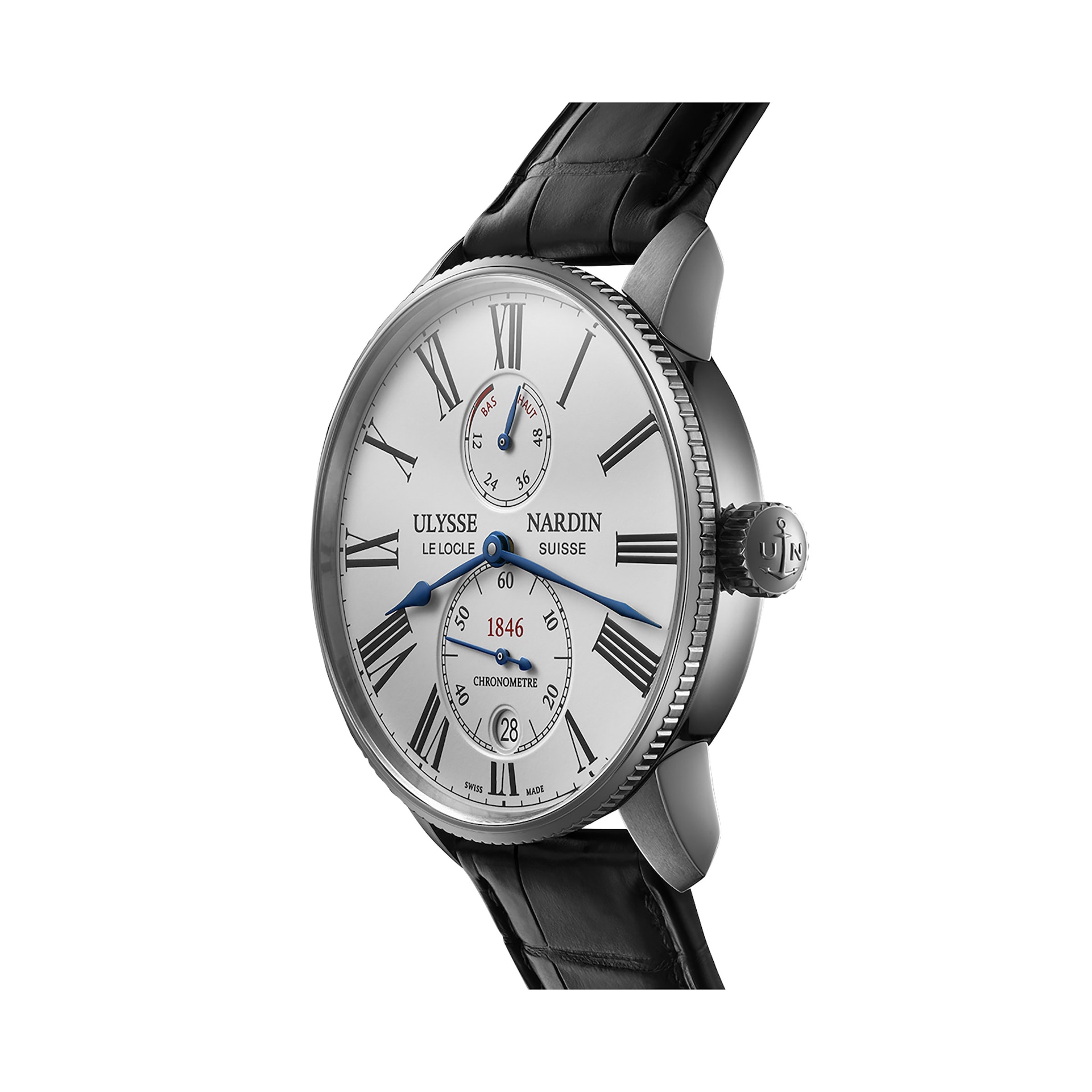 Ulysse Nardin Marine Torpilleur 42mm Stainless Steel Case And Bezel Ulysse Nardin Marine Torpilleur 42mm Stainless Steel Case And Bezel