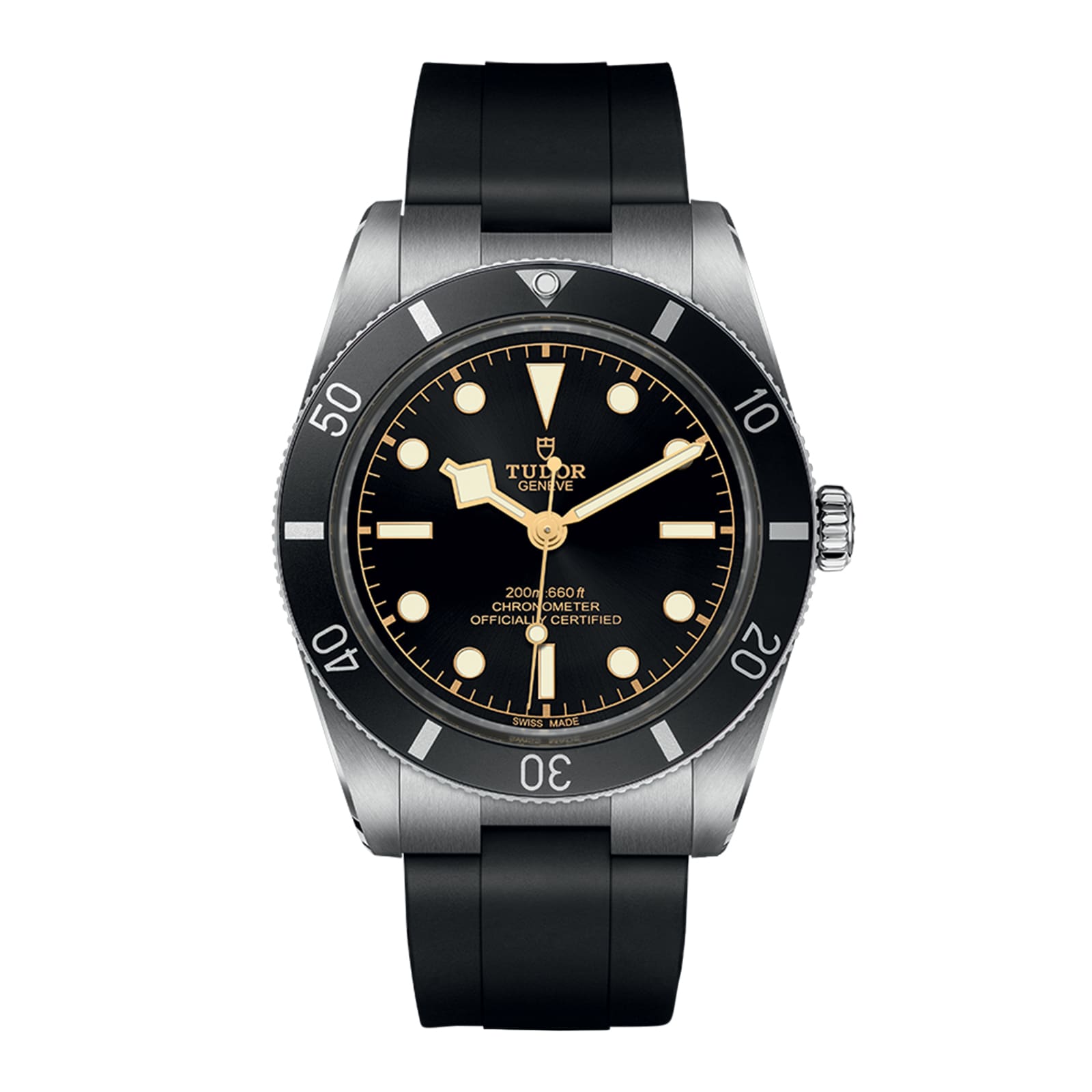 Tudor Black Bay 54 Manufacture Calibre MT5400 (COSC) 37mm Steel Case Black Rubber Strap