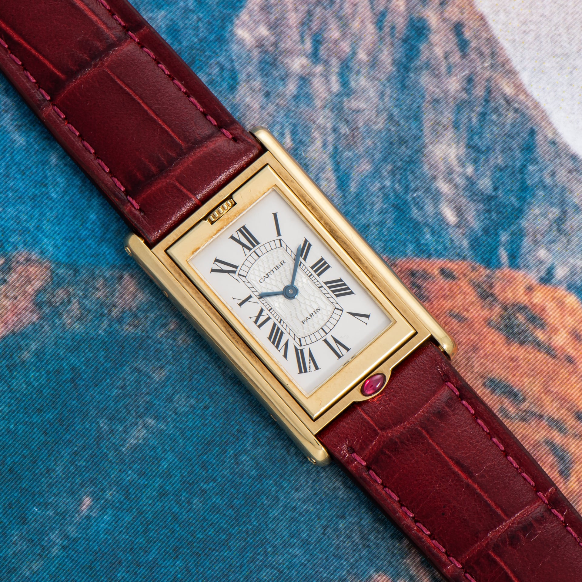 Pre-Owned Cartier Tank Basculante Mecanique 150th Anniversary Limtied Edition