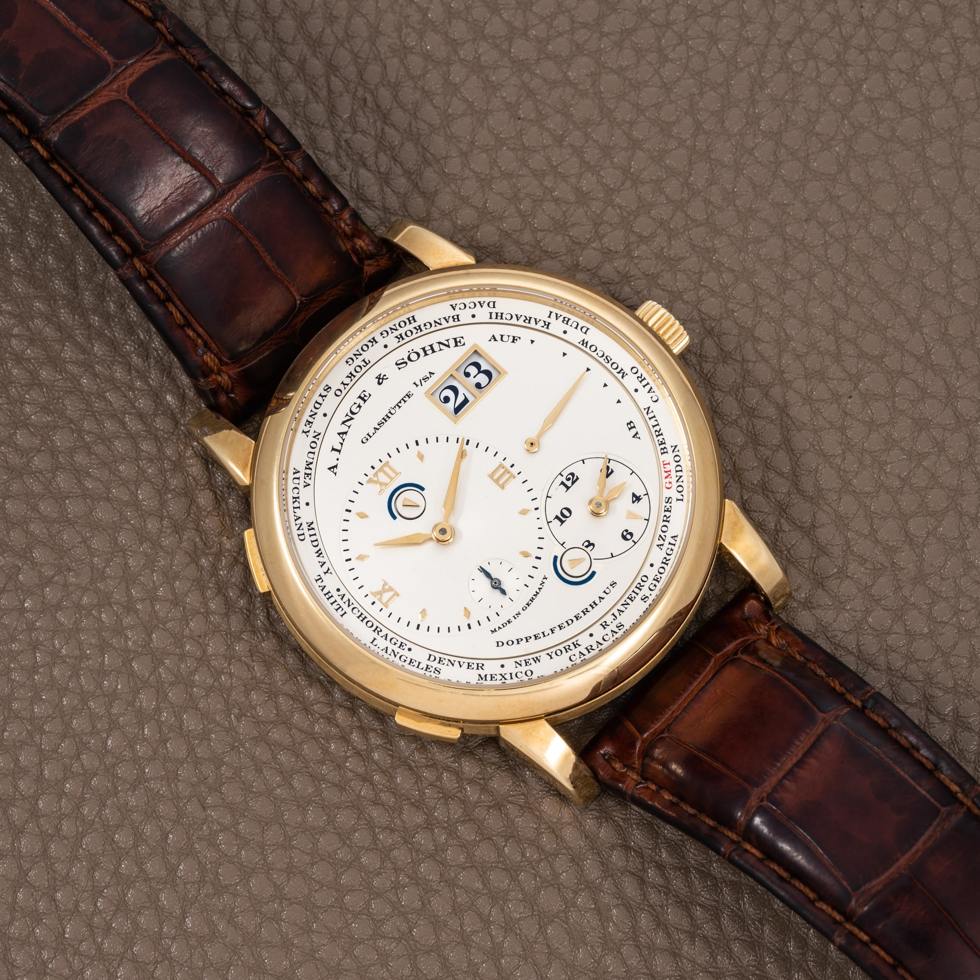 Pre-Owned A. Lange & Sohne Lange 1 Timezone Pre-Owned A. Lange & Sohne Lange 1 Timezone