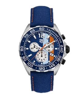 Formula 1 Gulf Quartz Chronograph Special Edition 43mm Mens Watch